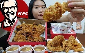 【英语吃播】KFC炸鸡大餐~【Peggie Neo】o(*≧▽≦)ツ哔哩哔哩bilibili