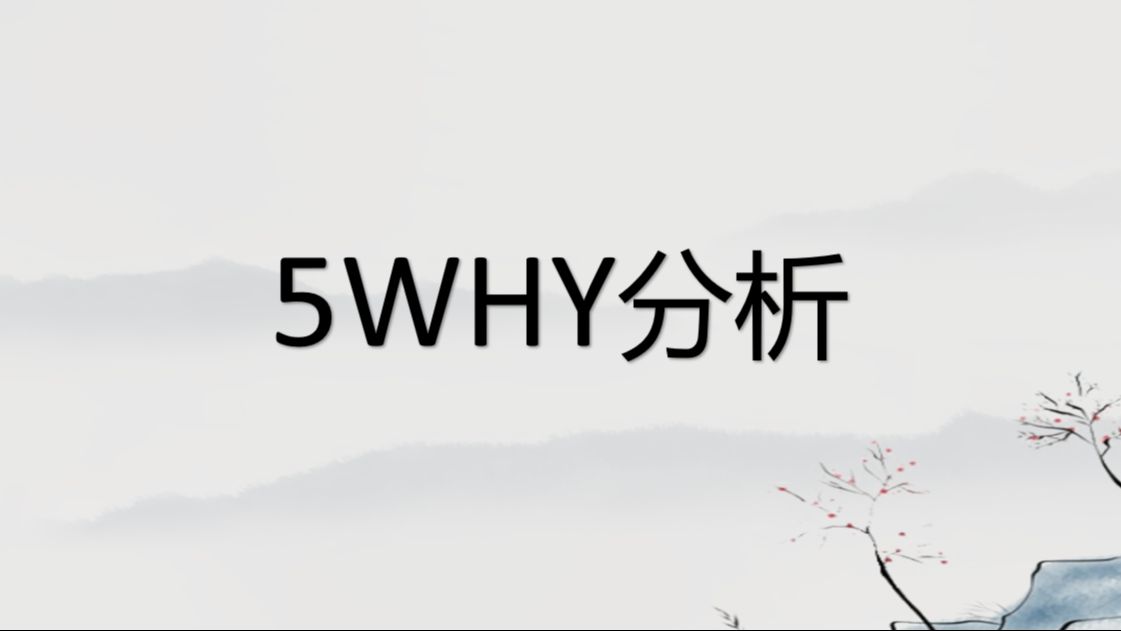 5WHY分析哔哩哔哩bilibili