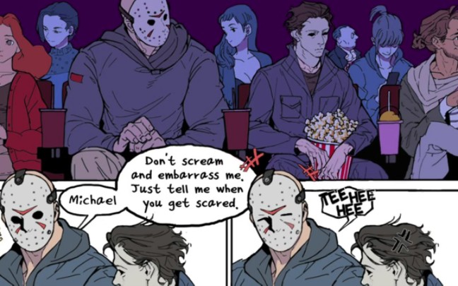 [图]Jason and Michael in the movie - Comic | of Cotton Albumen