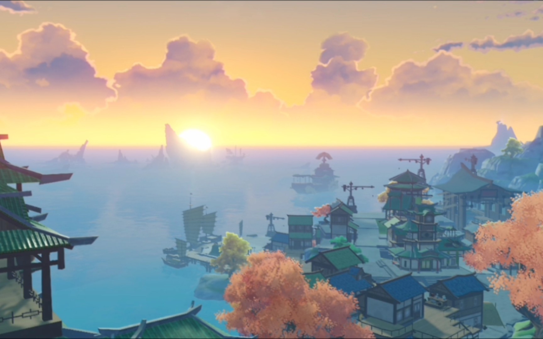 活动  【原神】你看过璃月港的日出吗?