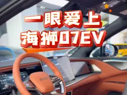 Download Video: 哇哦～亚特兰蒂斯灰搭配沙丁瑚橙内饰，一眼爱上海狮07Ev[哇]#海洋荣耀共竞新程