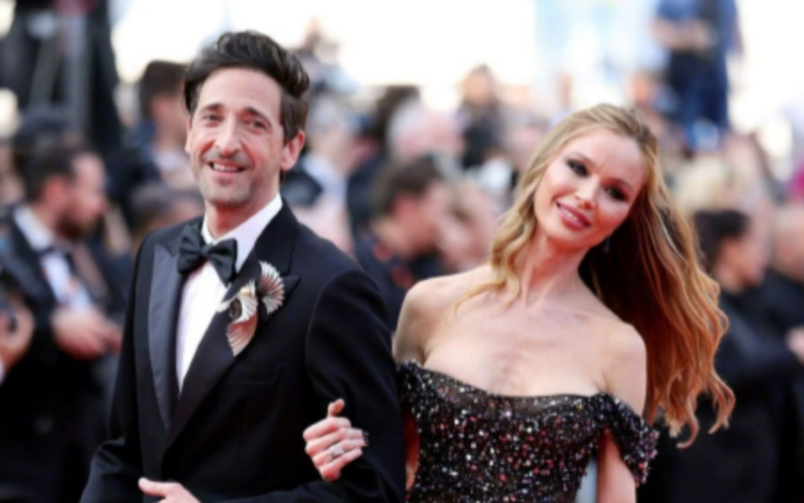 adrien brody 携女友走红毯·会动的ab叔来了·阿德里安布劳迪·戛纳