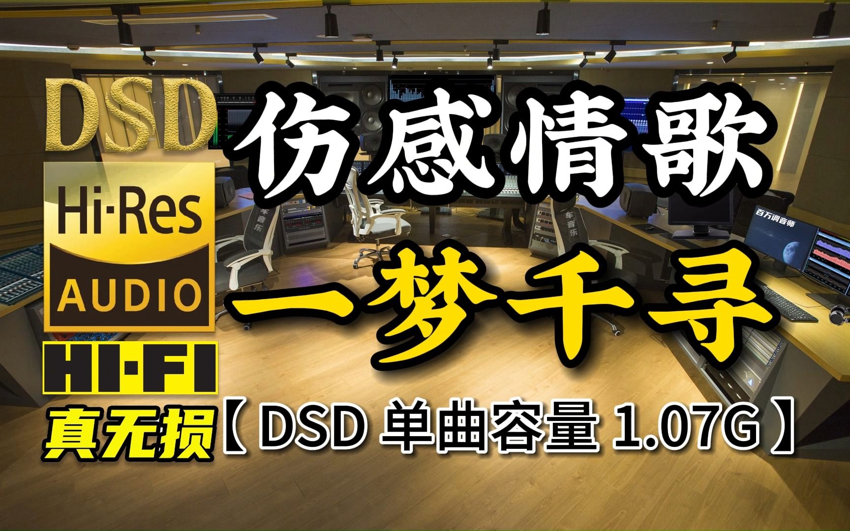 伤感情歌,磁性女声,《一梦千寻》DSD完整版,单曲容量1.07G【真正DSD无损顶级HIFI音乐,百万调音师独家制作】哔哩哔哩bilibili