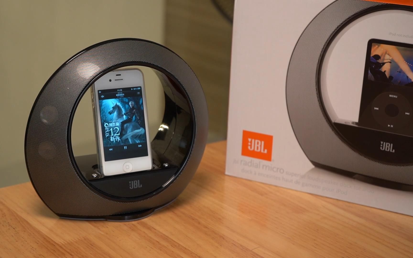 开箱绝版的jbl radial ipod音箱