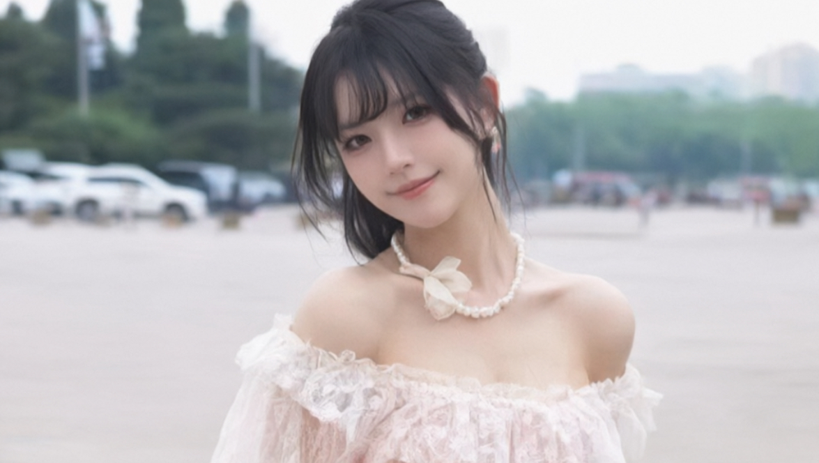 叮当猫女友夏鸣前甜妹穿搭视频，怪不得叮当猫心动