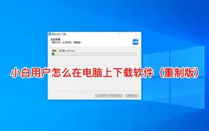 Download Video: 小白用户怎么在电脑上下载软件（重制版）