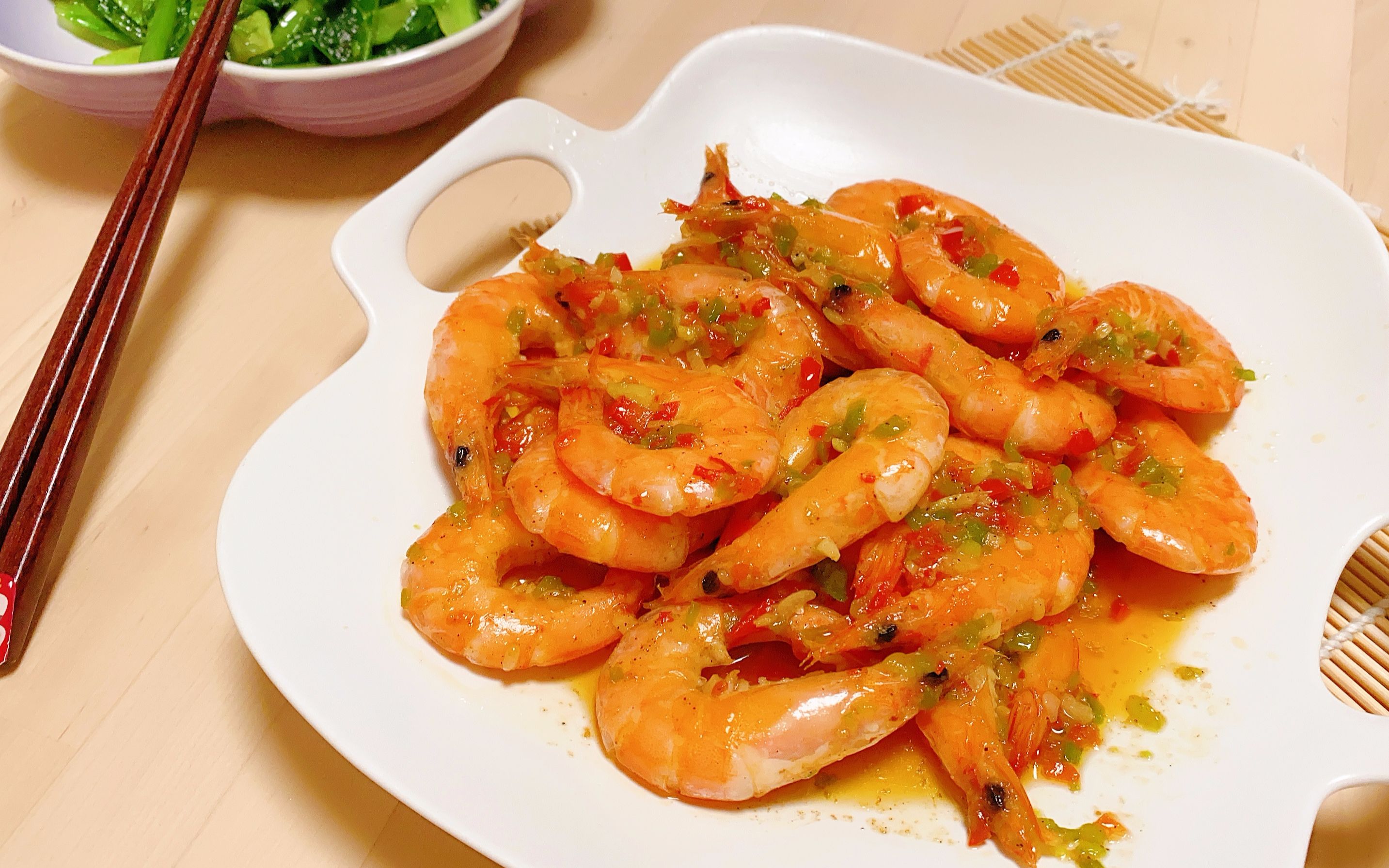 椒盐虾—色香味俱全,下饭神菜