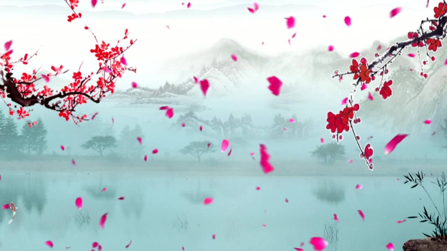 《红梅赞》配乐伴奏动态演出舞蹈比赛晚会舞台大屏幕led背景视频素材