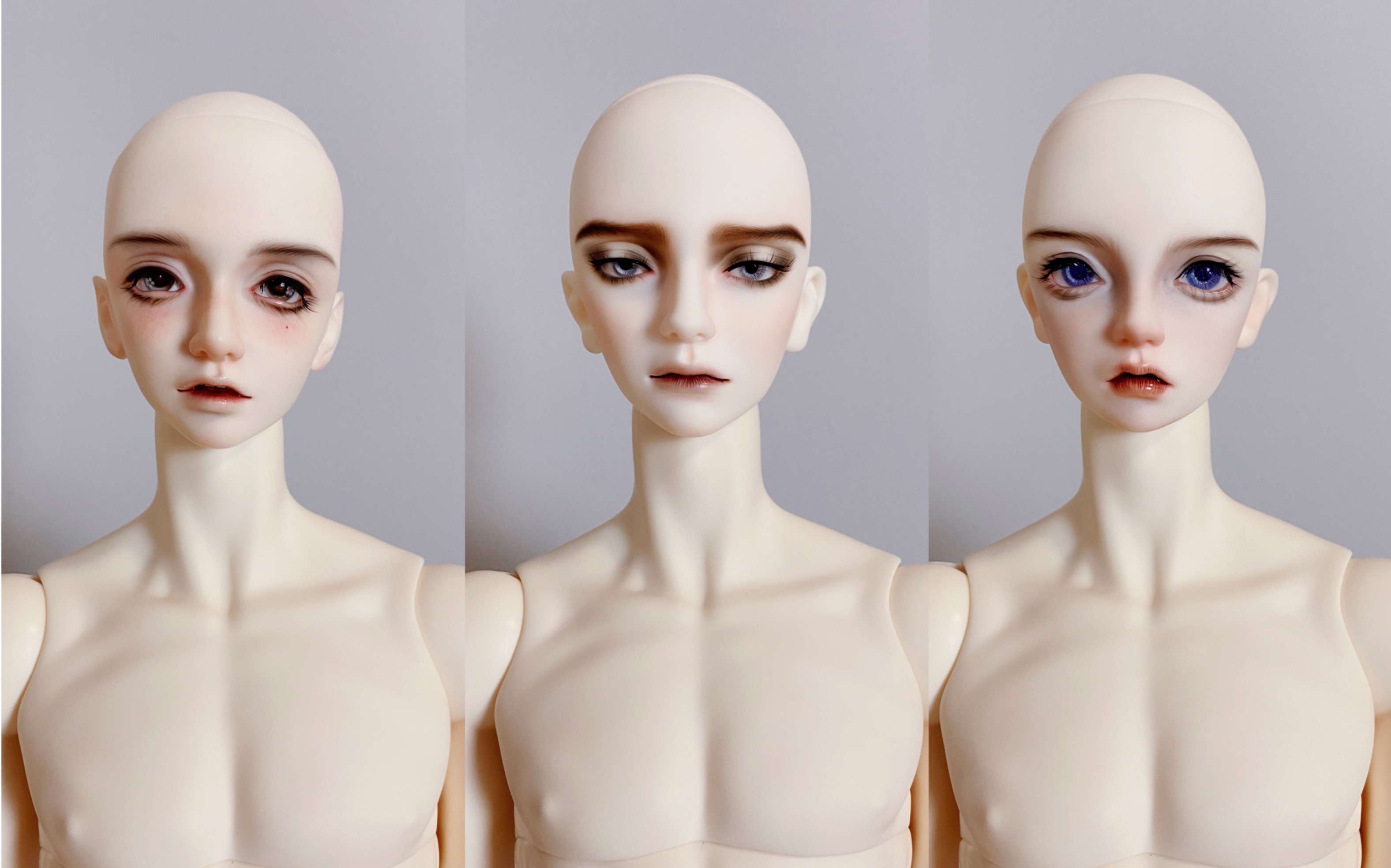 bjd/三分叔配体/dfa70体米白配sng白肌开箱测评