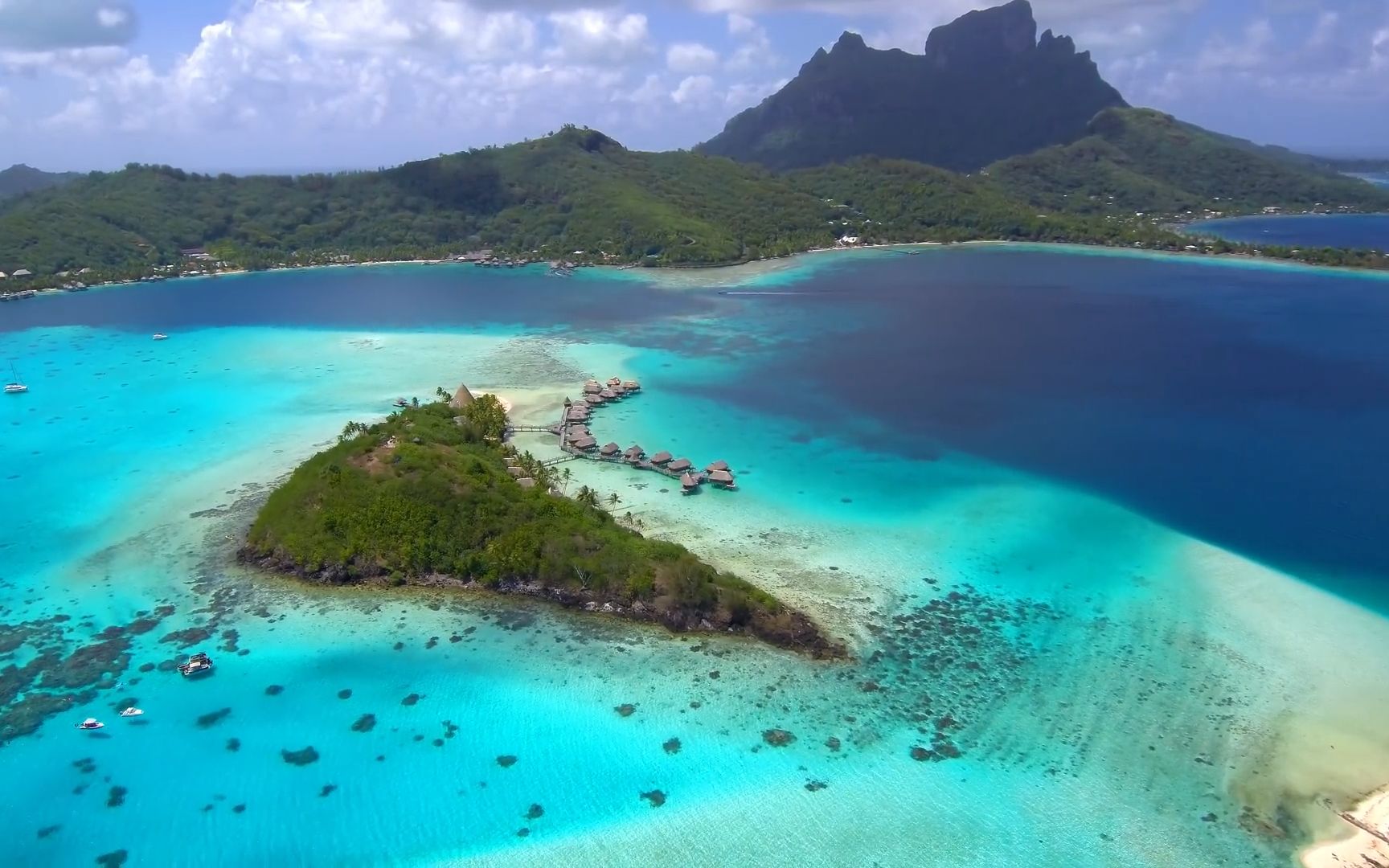 [图]塔希提大溪地波拉波拉岛旅拍剪辑震撼1080P60帧超高清画质