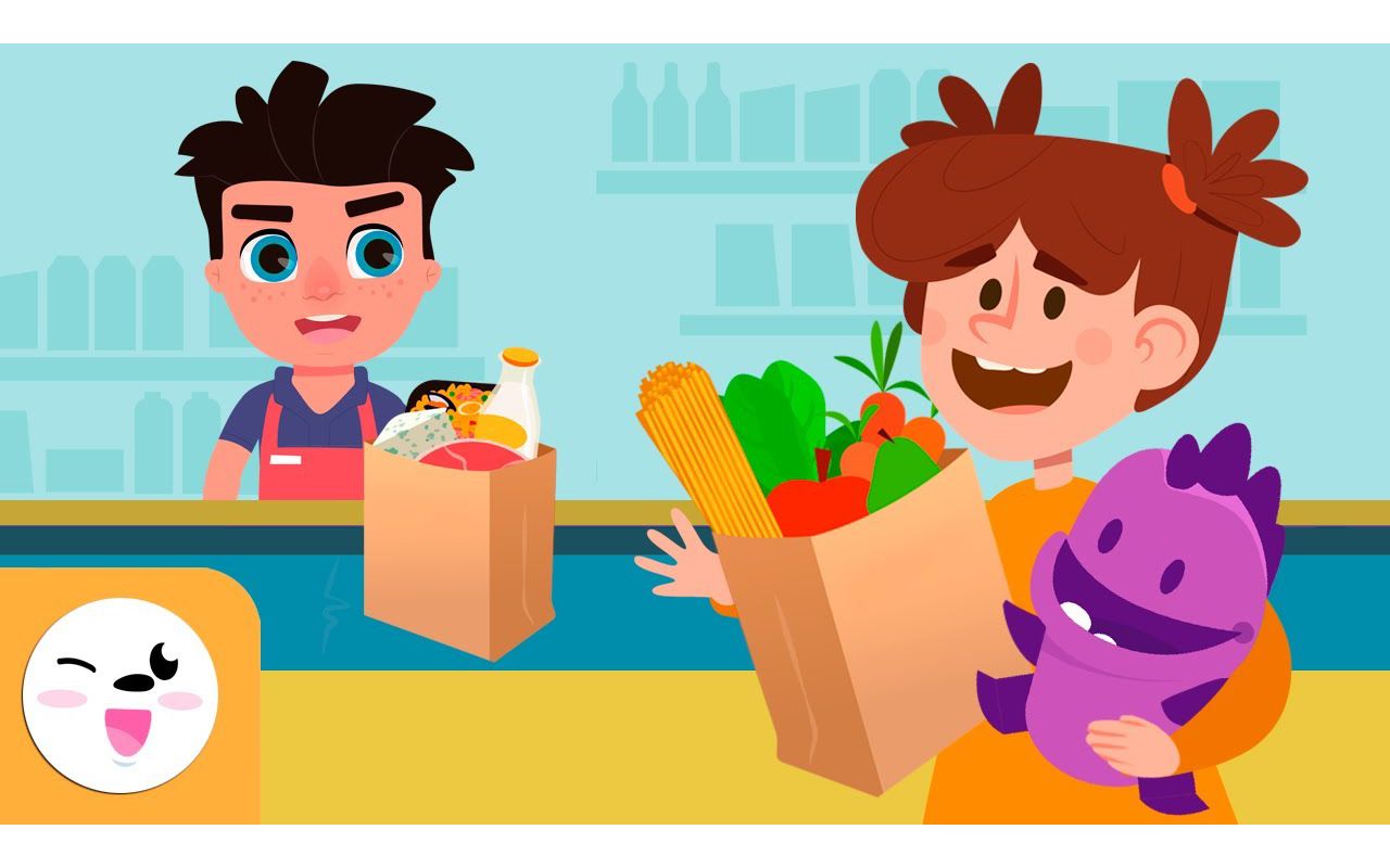 [图]SUPERMARKET for Kids - Learn How to Shop at the Supermarket - Vocabulary