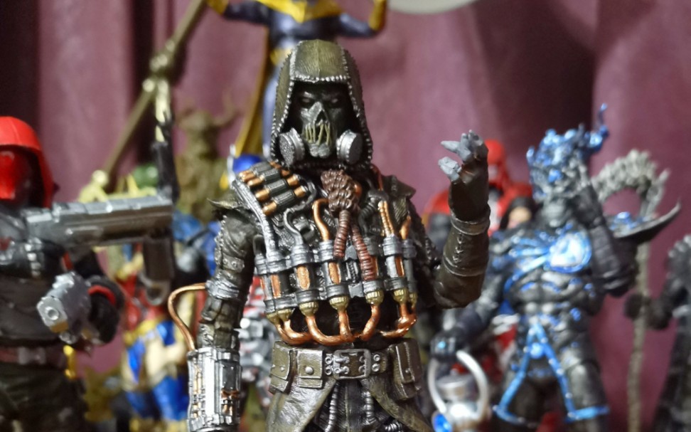 麦克法兰蝙蝠侠阿卡姆骑士 阿卡姆稻草人金标改原色