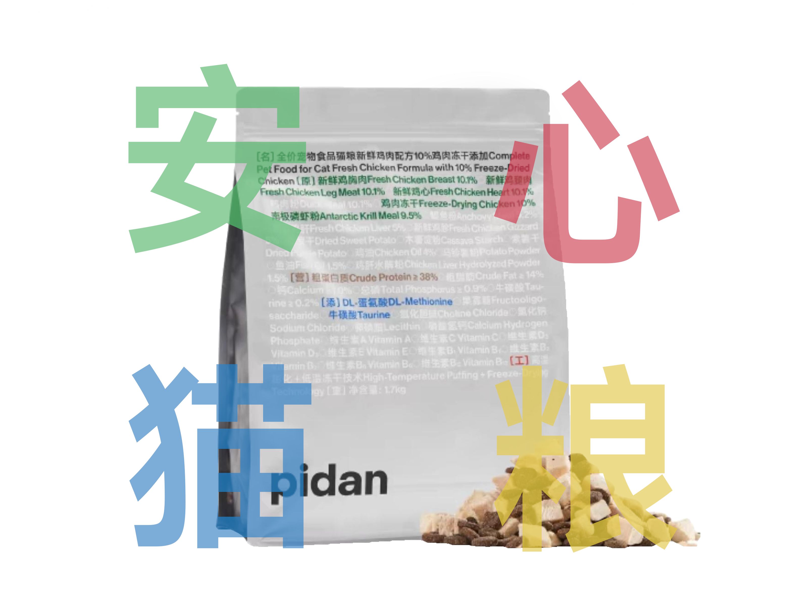 “Pidan安心猫粮”精讲(对比诚实一口P40 Plus、麦富迪Barf膨化粮)哔哩哔哩bilibili