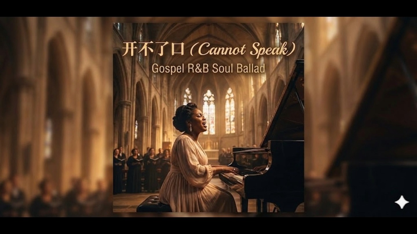 [Suno V5]开不了口 Gospel R&B 福音版本 Cover (原唱：周杰伦)