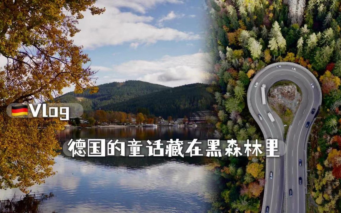 [图]Travel vlog 德国的童话藏在黑森林里| 黑森林蛋糕｜Titisee