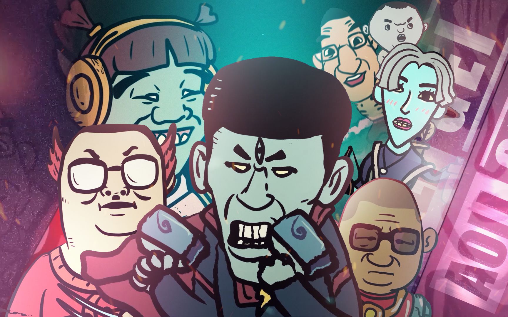 【动画带片】奥利给联盟 | 全明星阵容你看行不行 奥力给!干了兄弟们!