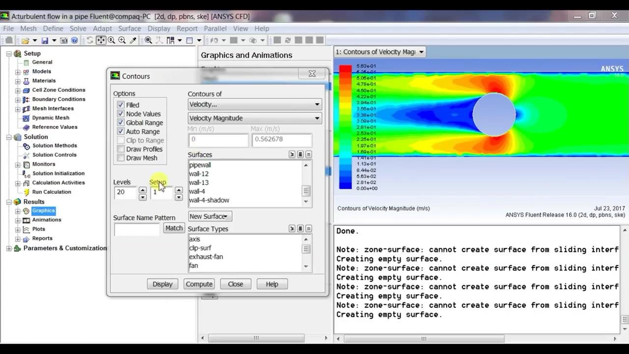 [图]ANSYS Fluent教程-湍流流动分析后处理