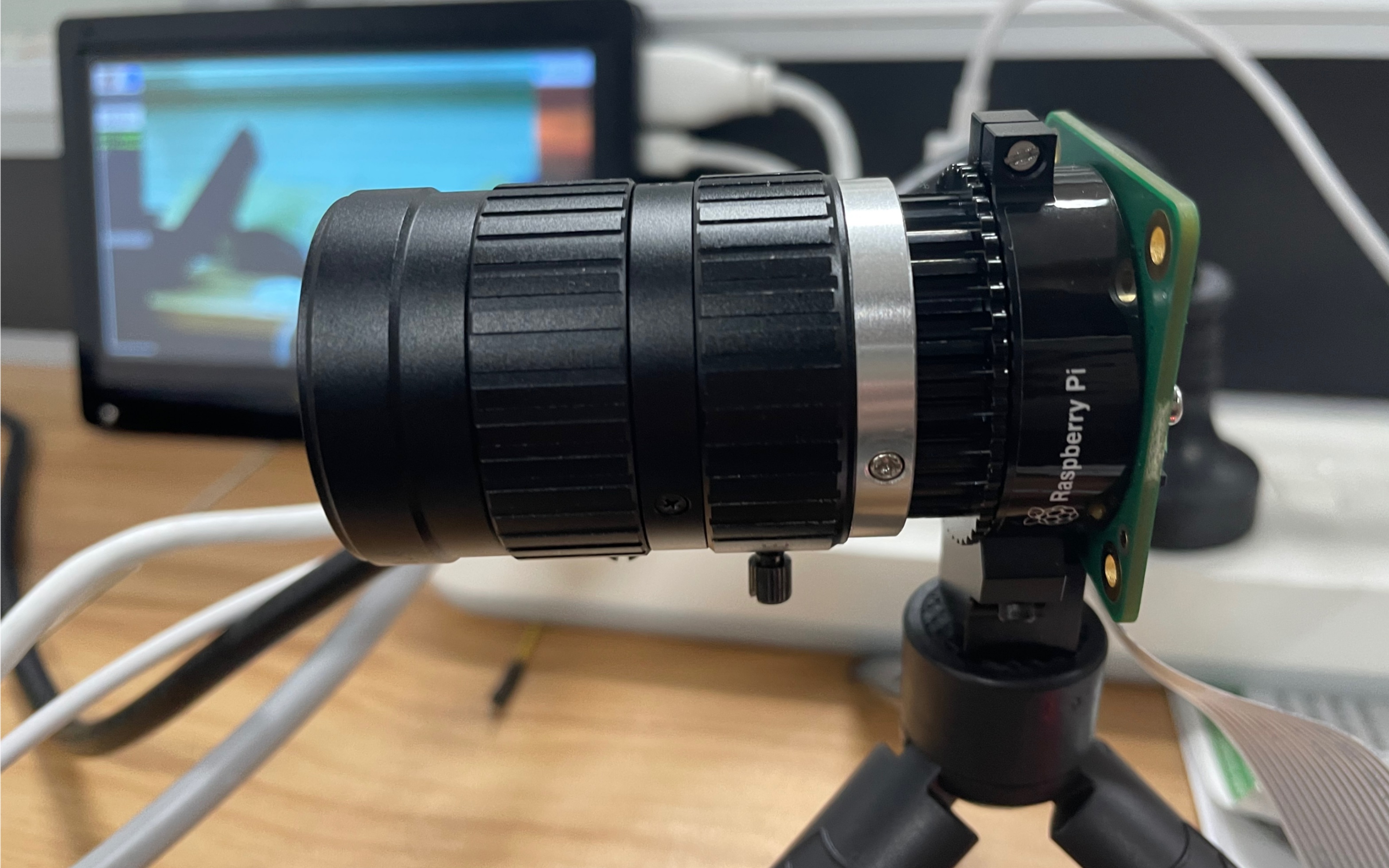 树莓派高质量摄像头hq16mm镜头调焦