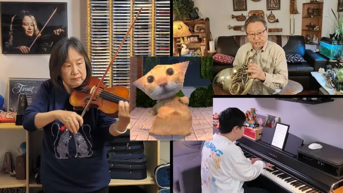 和爸妈一起阿米噶蒂朵喵喵 - Montagem Miau