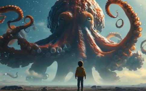 巨物恐惧!章鱼,机甲,星球-ai 实验室