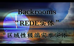 【Backrooms】REDE实体（区域性极端灾难实体）