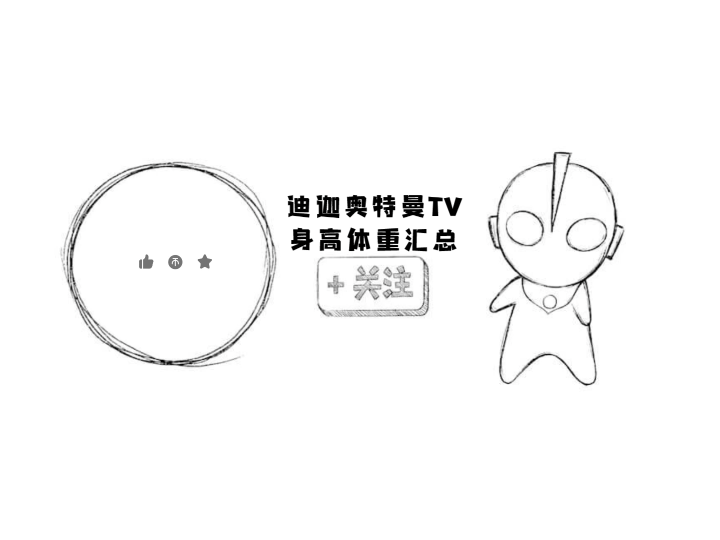 迪迦奥特曼TV身高数据汇总一哔哩哔哩bilibili