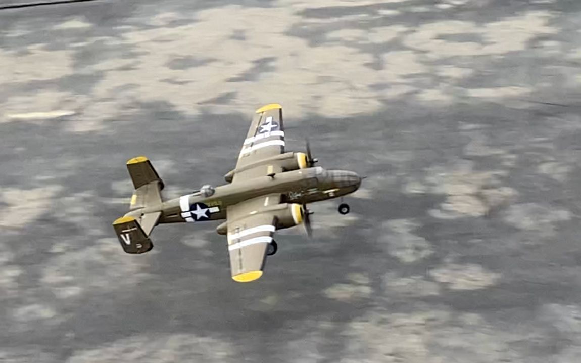 遥控飞机/航模 b-25 二战 中型轰炸机 微型航模