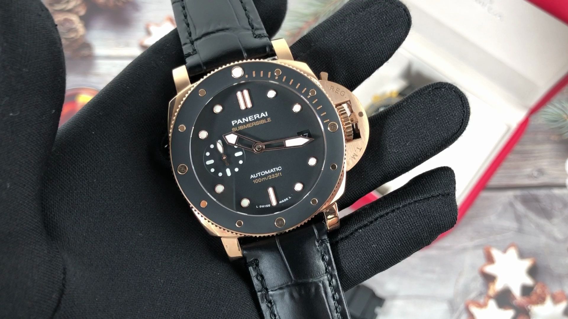 几千块就能体验有钱人的沛纳海开箱实拍974潜行系列