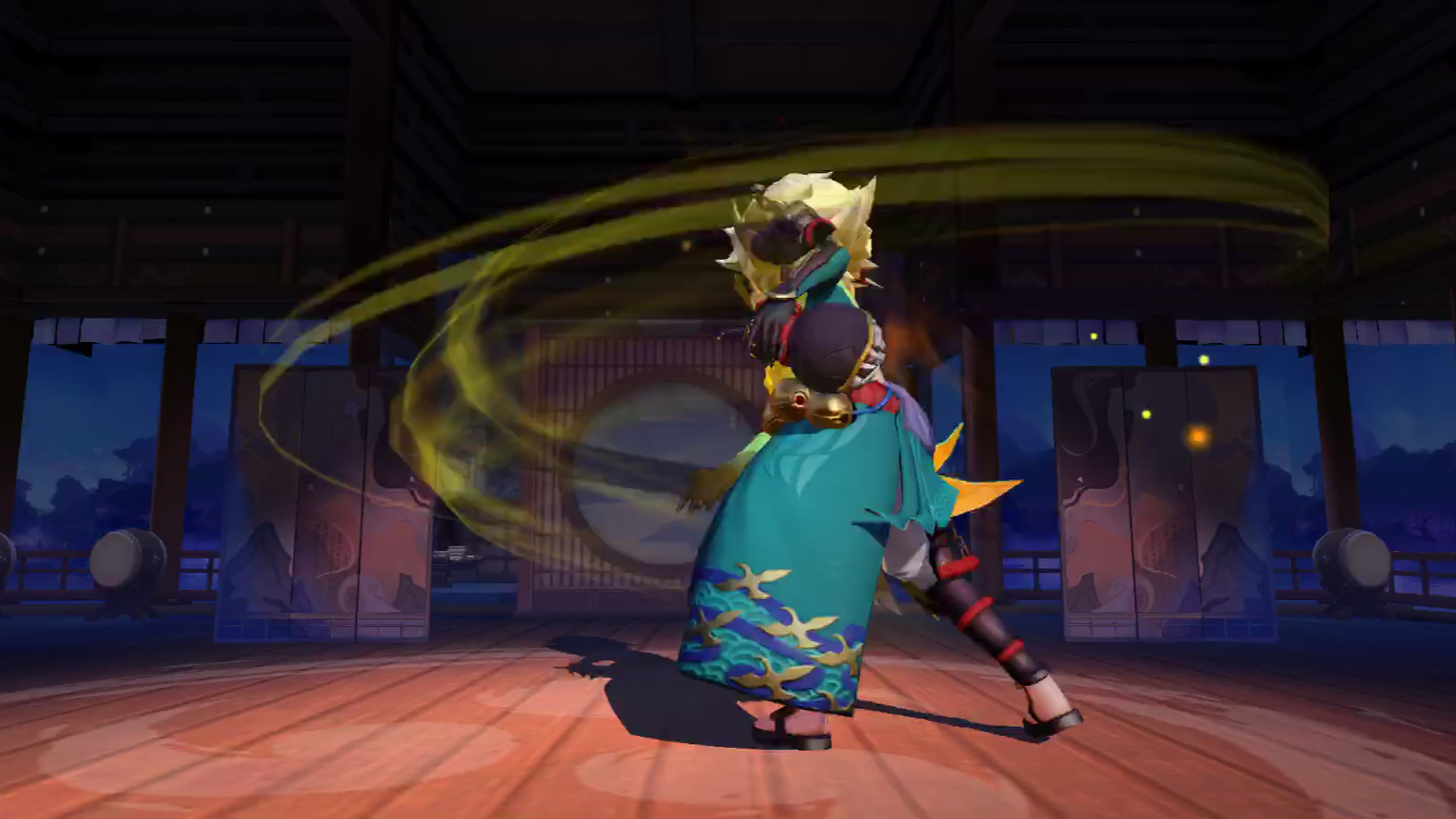 【决战平安京】酒吞童子酒歌狂行皮肤特写