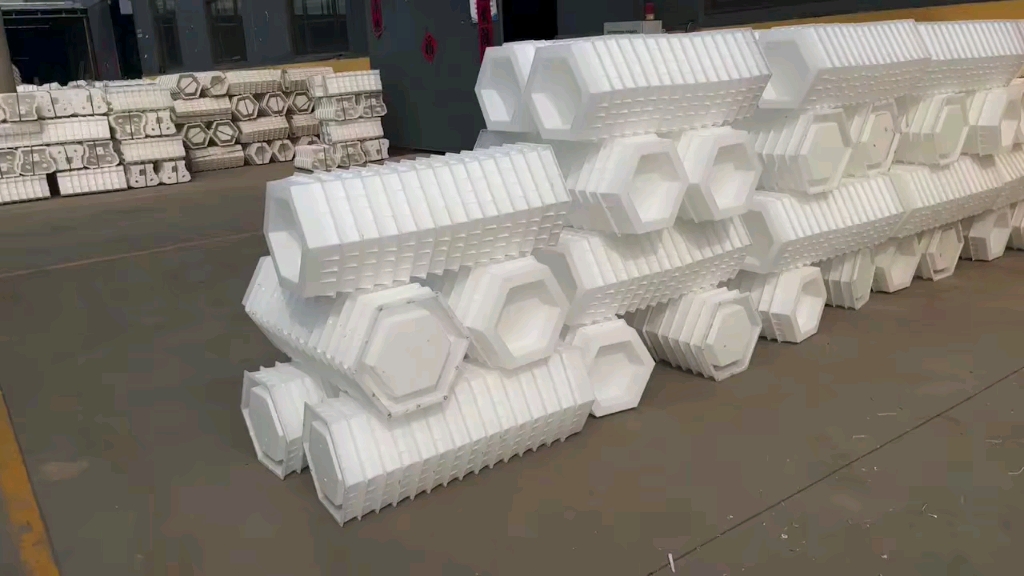 空心六棱块护坡模具