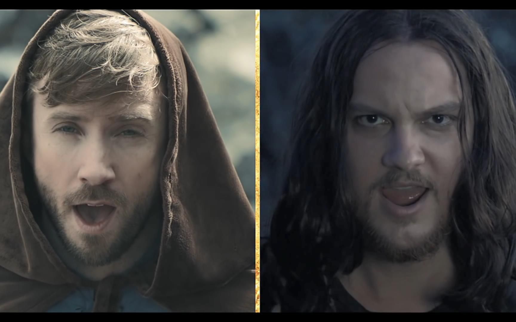 [图]【Peter Hollens】和Home Free的Bass一起翻唱 霍比特人 孤山之歌 Misty Mountains ft. Tim Foust