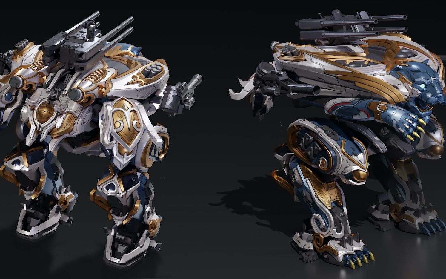 这白虎卢掐多玩出了lol不死蛮王的感觉 war robots泰坦 wwr