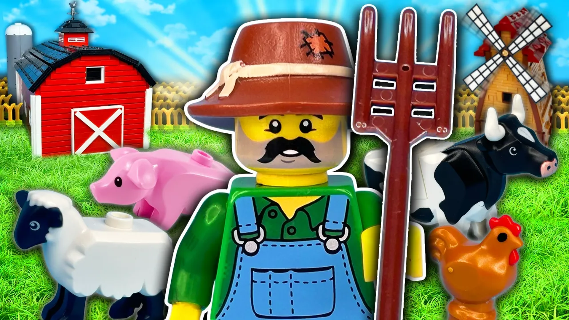 我建了一座巨型乐高农场