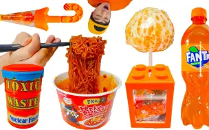 Tải video: 橙色食物派对！24小时只能吃橙色食物，你能挑战成功吗？