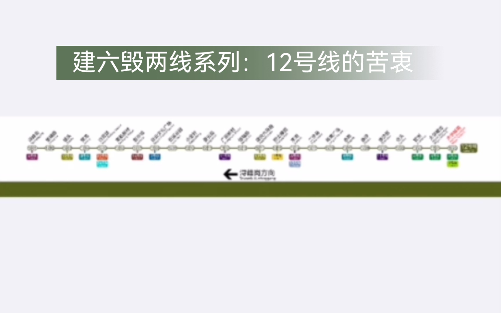 广州地铁12号线线路图(浔峰岗大学城南)哔哩哔哩bilibili