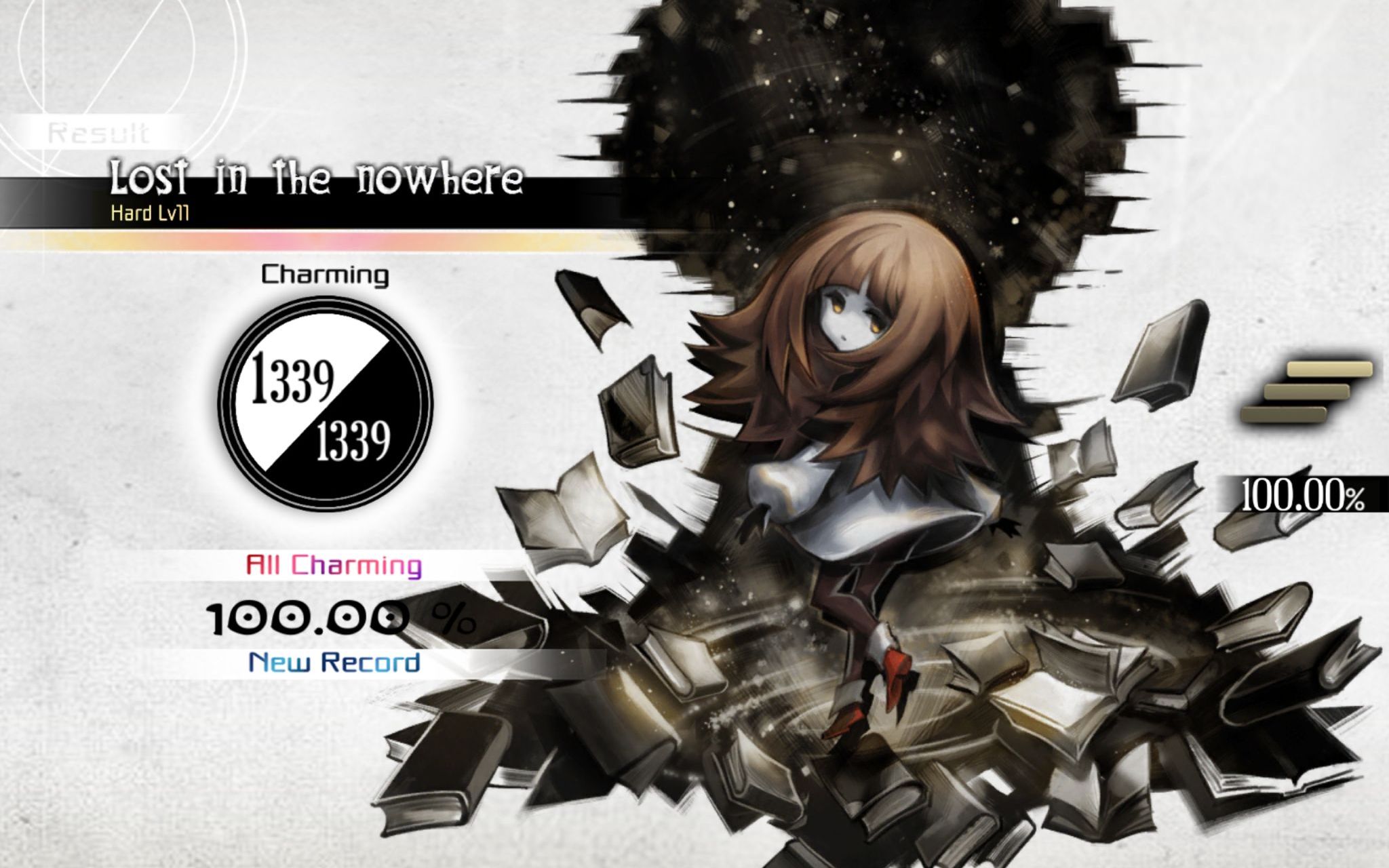 [图]【DEEMO/徘徊 迷失】Lost in the nowhere Hard lv11 100.00 AC