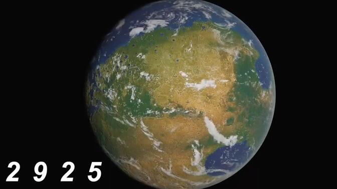 火星地球化 缩时视频