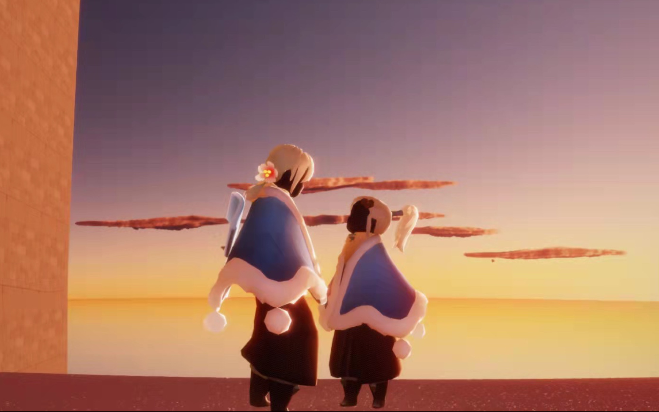 【光遇】天空之城,落日云海打卡视频混剪