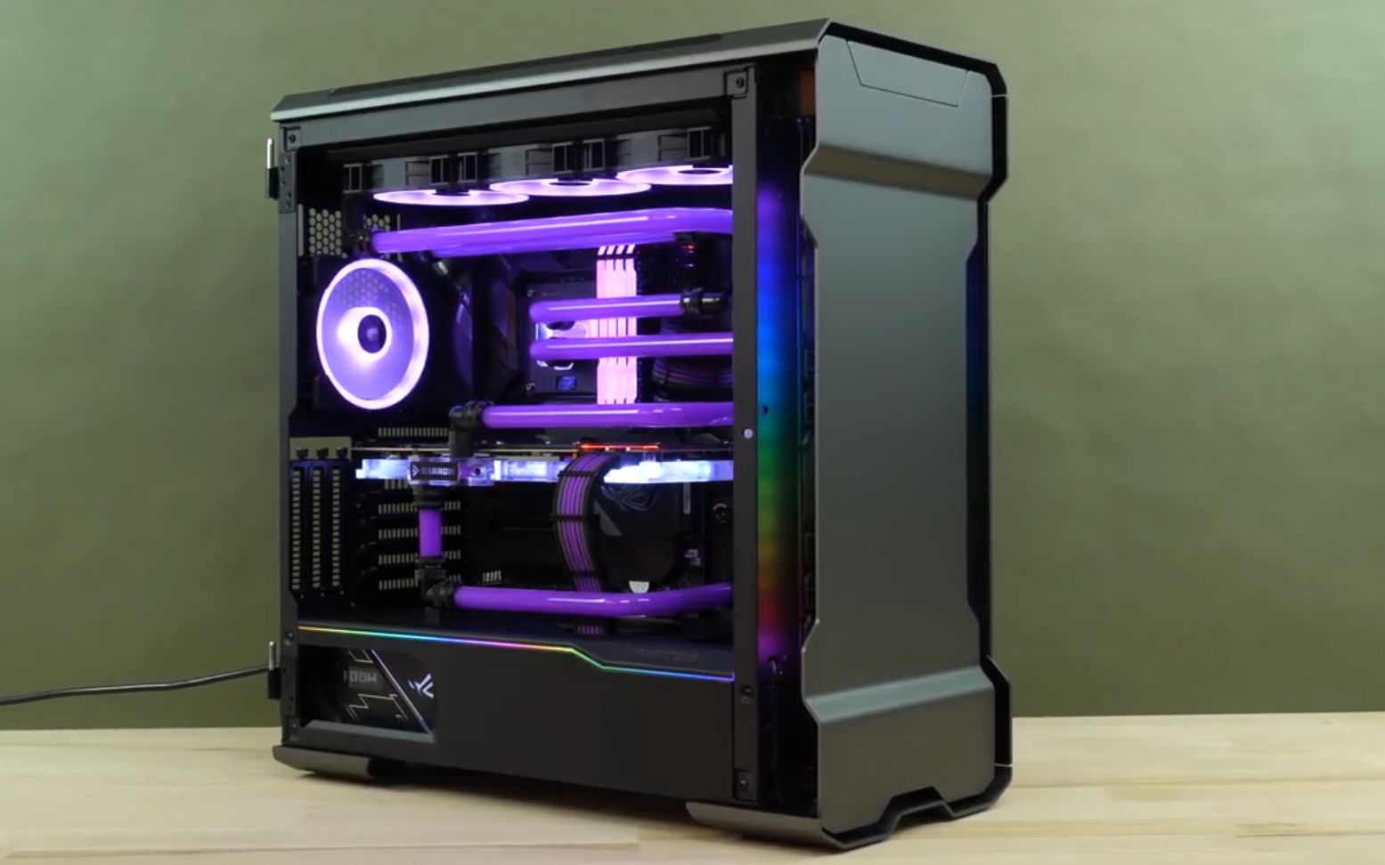 phanteks追风者pk518分体水冷装机