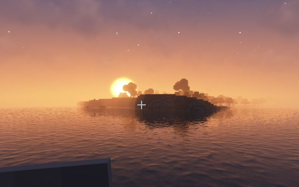 我的世界在光影下的日出日落有多美?