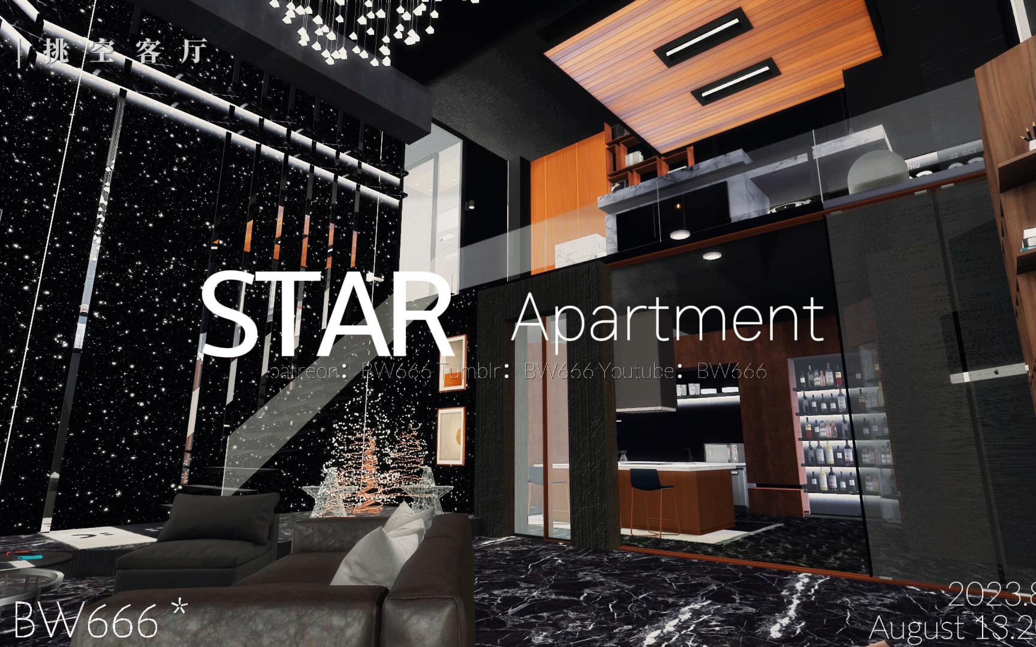 [图]模拟人生4｜朗德古拉伯8号Star Apartment|公寓|原创现代CC房