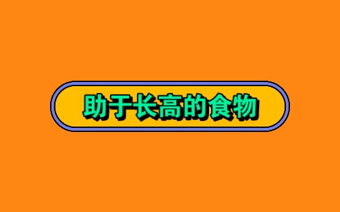 助于长高的食物哔哩哔哩bilibili