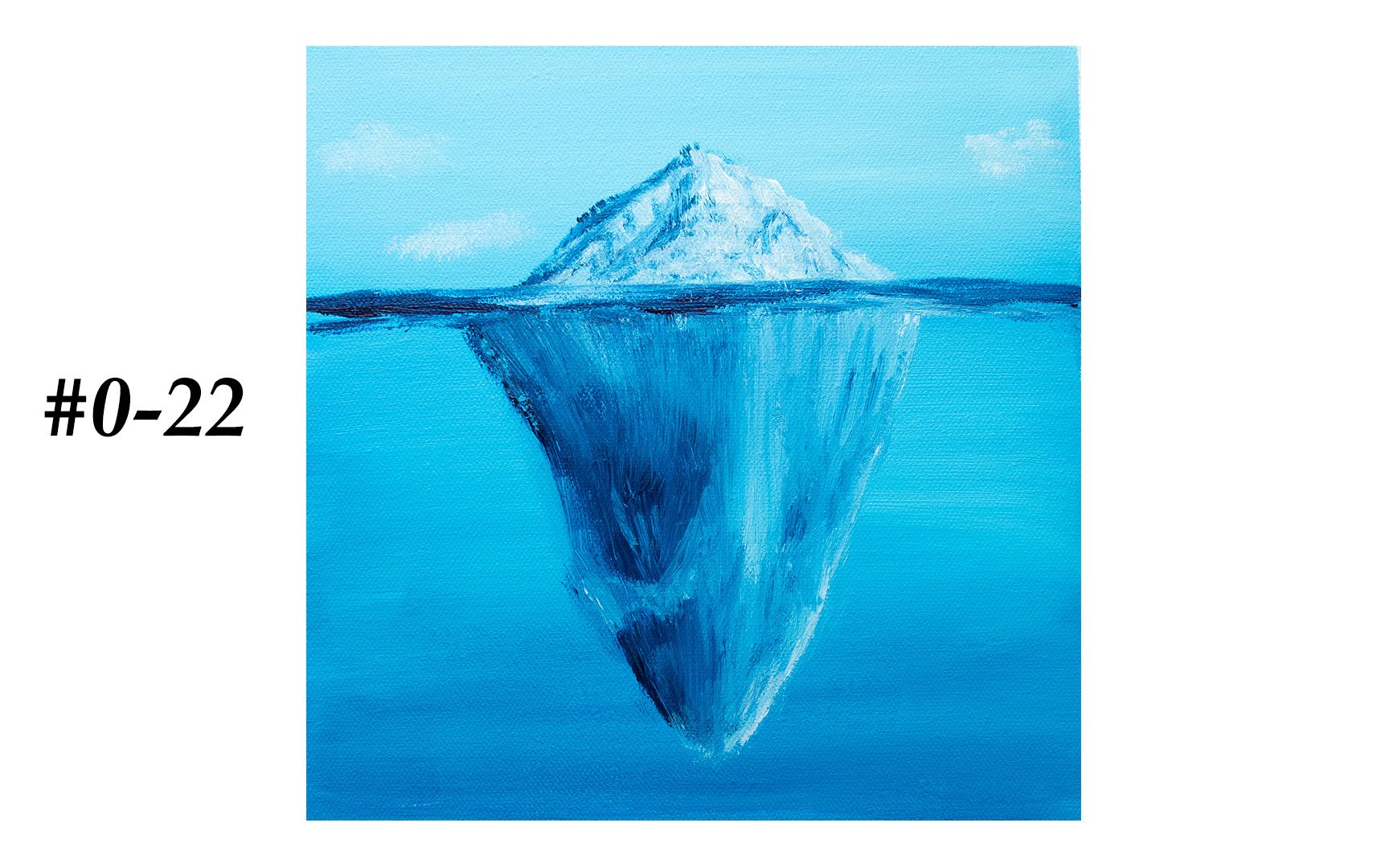 philoart冰山丙烯画