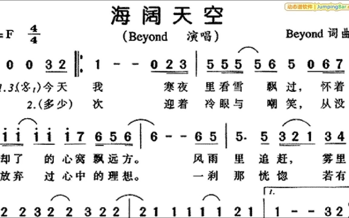 [图]海阔天空（F调笛子作5）