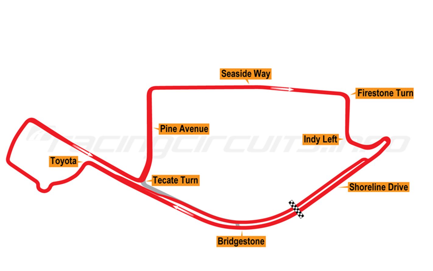 f1老赛道介绍美国longbeach长滩赛道离开f1版图之后除了发车区都被魔
