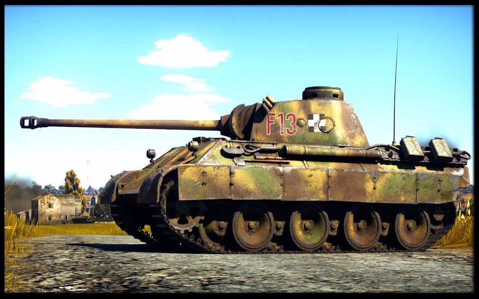 【1080p】抱豹 x5! -黑豹ii中型坦克 (战争雷霆陆战历史)