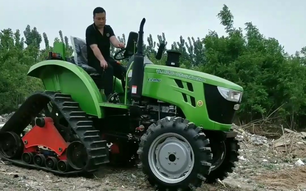 拖拉机收割机改装三角履带轮