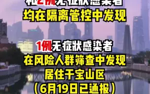 Скачать видео: 6月19日（0-24时）上海新增本土确诊病例10例、无症状感染者3例