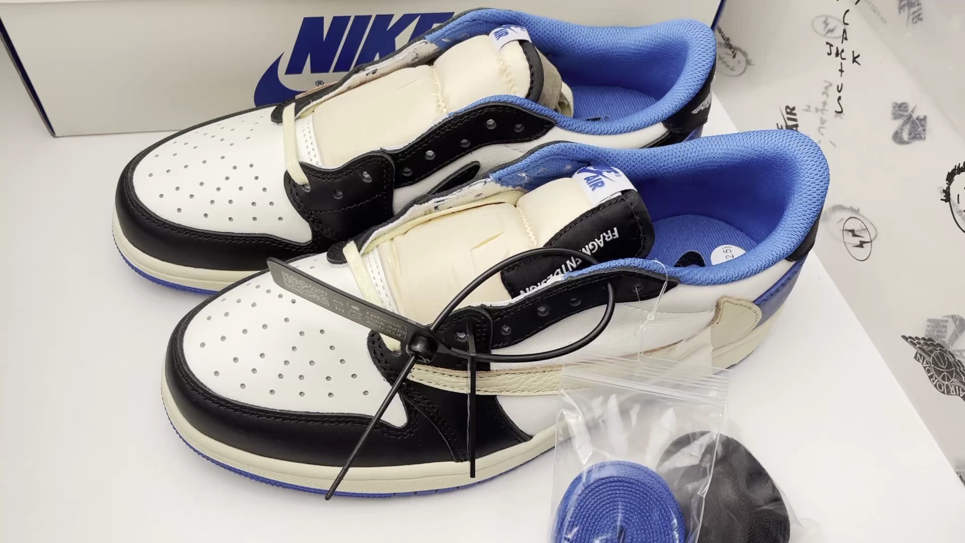 【大山制造】fragment x ts x air jordan 1 low
