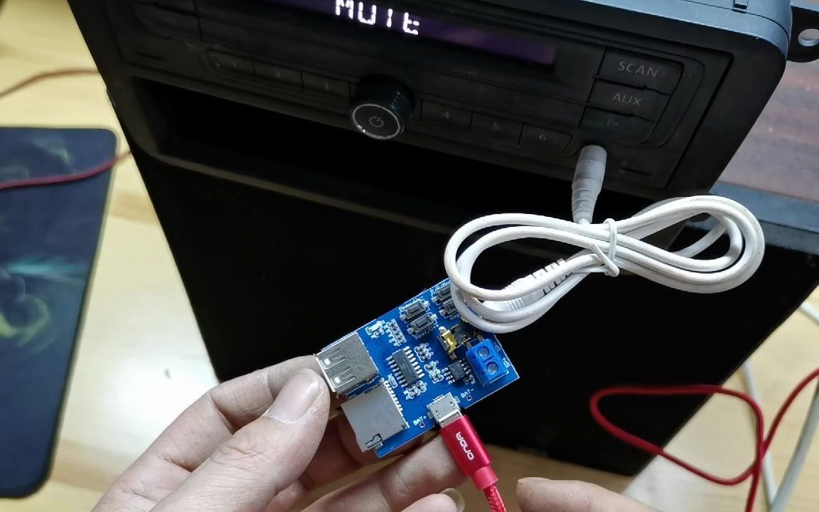 十块钱买的汽车收音机改U盘播放!大家听听效果怎么样哔哩哔哩bilibili